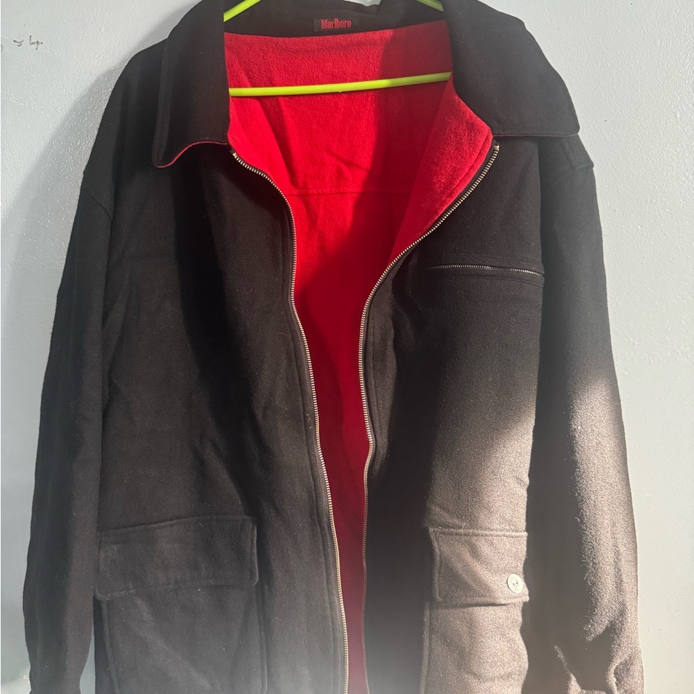 Marlboro Vibrant Red Fleece Jacket